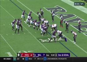 Justice Hill follows OBJ's lead block for 2-yard TD