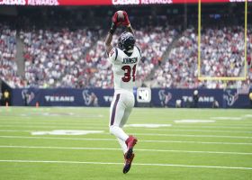 Tyrod Taylor finds David Johnson all alone for TD in the flat
