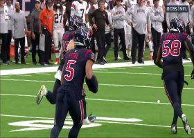 Watson throws interception directly to Jalen Pitre in end zone
