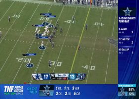 T.Y. Hilton gets All-22 treatment on well-designed drag concept for 27-yard gain | 'TNF Prime Vision'