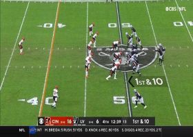 Carr connects with Waller up the seam for 31-yard gain