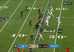 Tannehill lasers pass to Westbrook-Ikhine for 22-yard sideline gain in fourth quarter