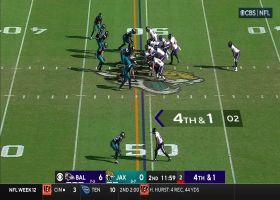 Jags stonewall Lamar Jackson's fourth-and-1 rush attempt near midfield