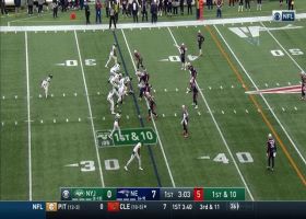 Sam Darnold hits a crossing Perriman for 20-yard completion