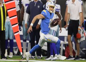 Easton Stick's 25-yard scramble moves chains on third down