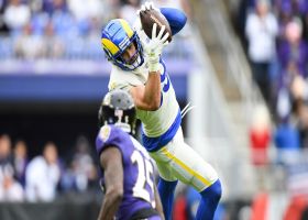 Tyler Higbee's acrobatic 19-yard leaping grab moves chains for Rams