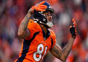 Tim Patrick powers through Bengals DB for 25-yard TD catch