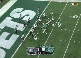 Zach Wilson's two-point-conversion pass pinpoints Cobb, extending Jets' lead to six