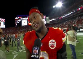 JuJu Smith-Schuster on being on the winning side of a wild Patrick Mahomes game