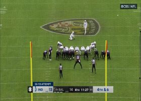 Matt Gay's 54-yard FG gives Colts lead over Ravens in fourth quarter