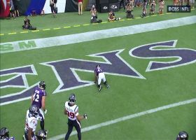 Justice Hill maneuvers his way for 2-yard TD