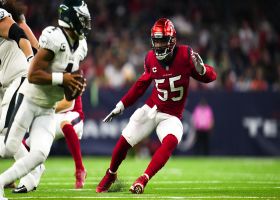 Jerry Hughes' second sack within first three plays of second half forces Eagles punt