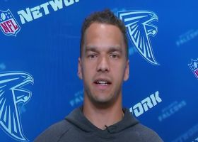 Desmond Ridder shares his reaction to Falcons drafting RB Bijan Robinson