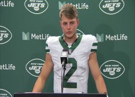 Zach Wilson takes ownership for fumbled snap in Jets' 'SNF' loss