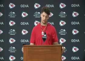 Patrick Mahomes reacts to Taylor Swift being in attendance on behalf of Travis Kelce