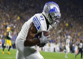 Jared Goff buys time for 46-yard loft to Quintez Cephus downfield