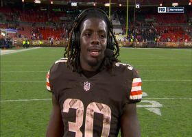 D'Ernest Johnson reacts to first career win as RB1