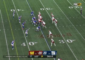 Curtis Samuel slivers through a seam for 21-yard run in overtime