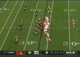 Robert Spillane is like a mack truck with run-stuffing TFL on Chubb