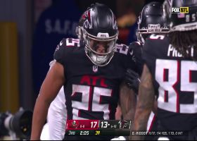 Rookie Tyler Allgeier eclipses 1,000-yard mark on 5-yard run