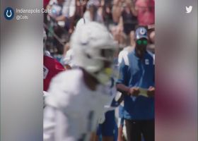 Matt Ryan delivers scrambling completion to diving Alie-Cox at Colts camp