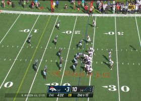 Brian Burns forces Russell Wilson into incredibly awkward fumble turnover
