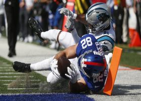 Daniel Bellinger uses pylon-reaching dive to net first career TD