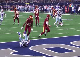 Special teams TD! Cowboys' third blocked punt of '21 goes for six