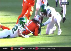 Xavier Gipson's muffed punt gives Broncos possession at Jets' 39-yard line