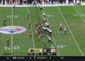 Chris Olave's attempt at Randy Moss-style catch comes just short