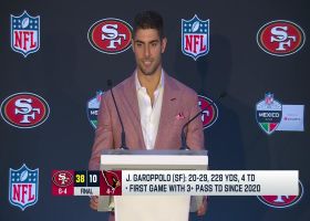 Garoppolo on Week 11 win, breaking Mexico game TD record