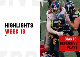 Giants' best defensive plays vs. the Seahawks | Week 13