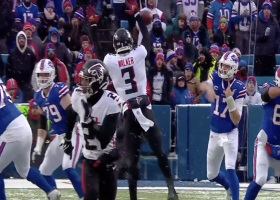 Mykal Walker's high-jump deflection leads to Falcons' INT