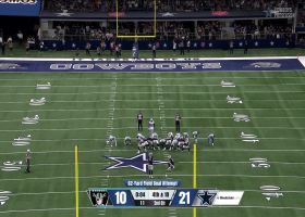 Carlson's 62-yard FG cuts Raider's halftime deficit