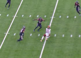 Cam Sims' 17-yard catch gets Commanders into red zone