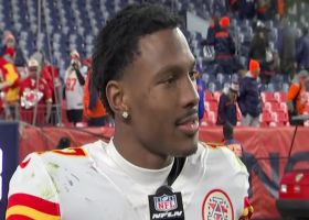 Mecole Hardman reacts to Chiefs' Week 18 win over Broncos