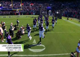 Numbers behind Lamar's magic TD to Agholor vs. Lions | Next Gen Stats