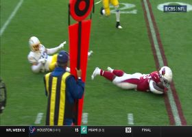 Corey Clement's first catch as a Cardinal goes for first down