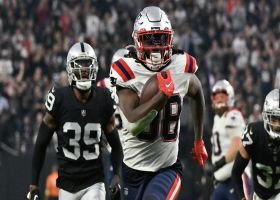 Rhamondre Stevenson breaks into clear for 34-yard go-ahead TD run in fourth quarter