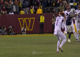 Jahan Dotson swerves around Cowboys' defenders for 30-yard pickup