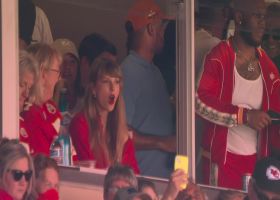 Taylor Swift takes in Chiefs game from luxury suite