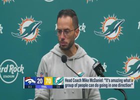 Mike McDaniel on Dolphins scoring 70 points in Week 3 vs. Broncos
