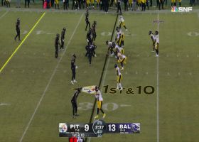 Freiermuth holds on to Pickett's 20-yard throw to move the chains