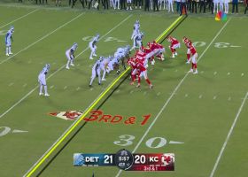 Lions defense sniffs out Chiefs' trick play for HUGE third-down TFL