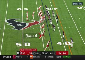 Blake Cashman speeds by O-Line on 12-yard sack of Mahomes