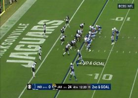 Roy Robertson-Harris lays all 298 pounds on Ryan for strong sack