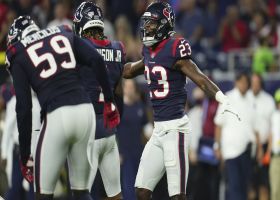 Texans stuff Hubbard on fourth-and-one to force turnover on downs in red zone