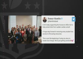 Damar Hamlin goes to Washington DC to help support AEDs Act