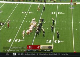 Mullens drops a DIME to Dwelley for lunging 22-yard grab