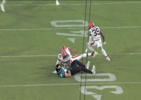 D'Anthony Bell strips football for Browns second takeaway